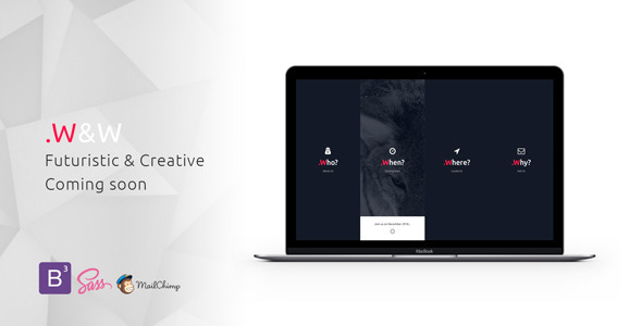 .W&W - Futuristic Coming Soon Template Nulled Nulled Free Download