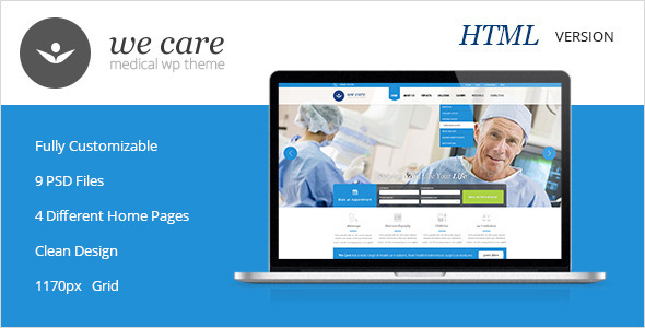 We Care - Premium Medical HTML Template Nulled Nulled - Free Download