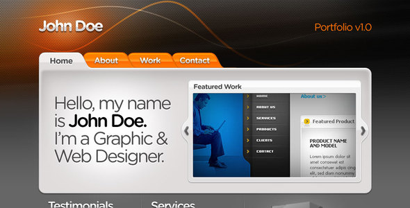 Web Designer Portfolio template Nulled Nulled - Free Download