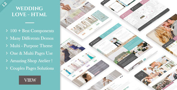 Wedding - HTML Template Nulled Nulled Free Download