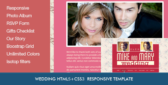 Wedding Retro HTML5 Template Nulled Nulled - Free Download