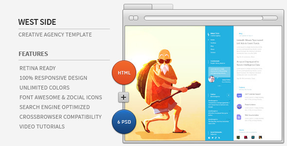 West Side Creative Agency - HTML Nulled
