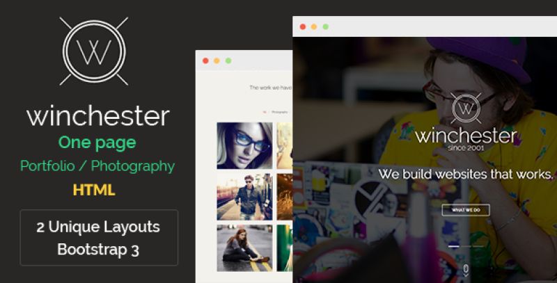 Winchester HTML Parallax One-Page Template Nulled Nulled - Free Download