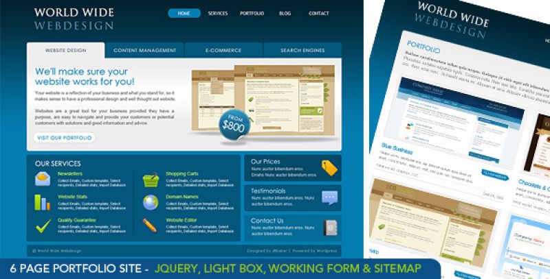 World Wide Webdesign - 6 Page HTML Nulled Nulled - Free Download