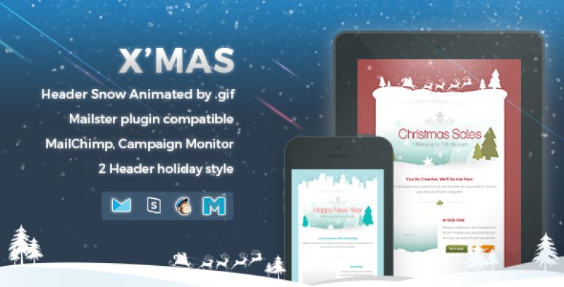 X'mas - Responsive Email Template Nulled Nulled - Free Download