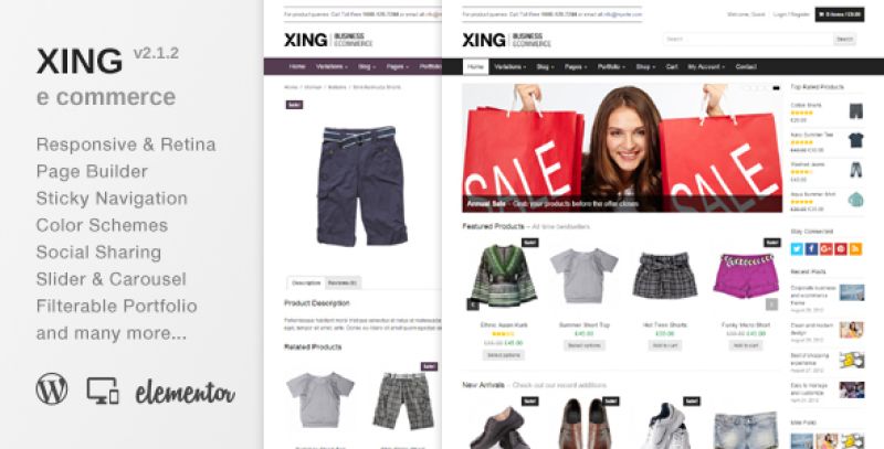 Xing - Business / ecommerce WordPress Theme Nulled Nulled - Free Download