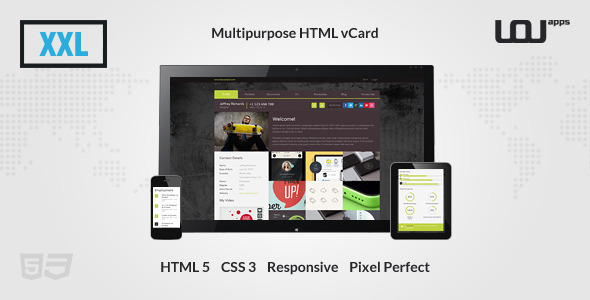 XXL - Multipurpose HTML vCard Nulled Nulled - Free Download