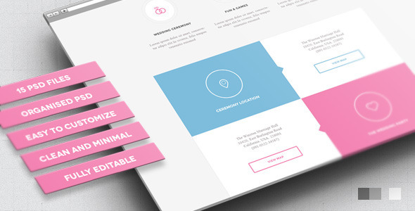 You and Me - Wedding PSD Template Nulled Nulled - Free Download