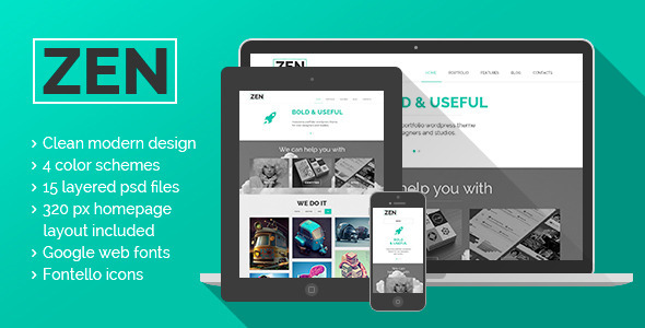 ZEN | Portfolio \ Blog \ PSD themes Nulled Nulled - Free Download