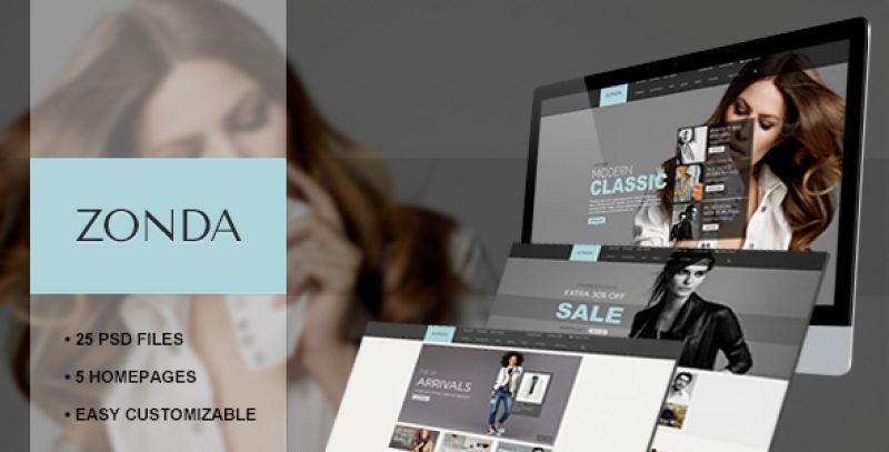 Zonda - Responsive eCommerce PSD Template Nulled Nulled - Free Download